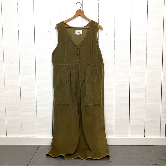 Flax Dresses & Skirts - Flax corduroy sleeveless dress